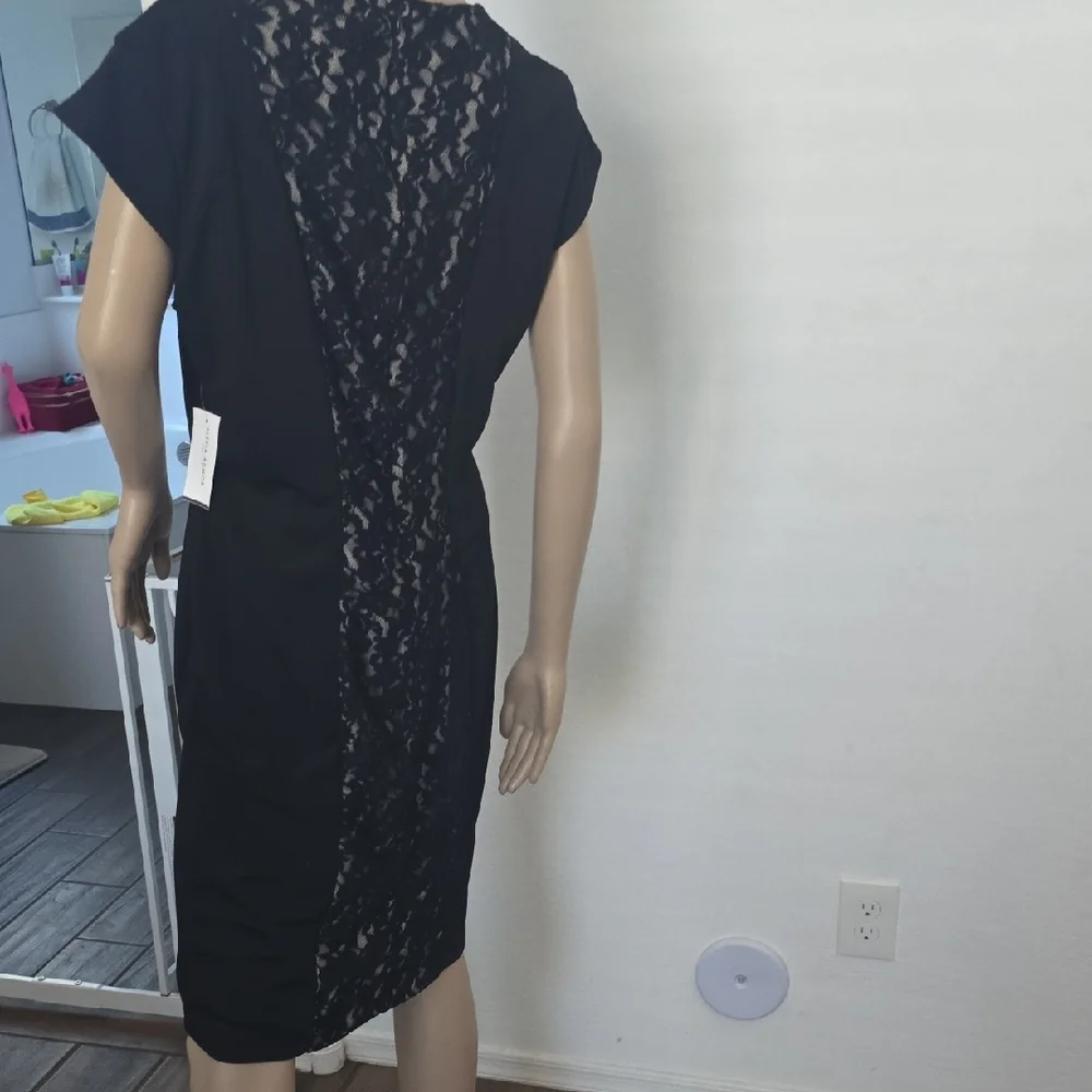 Alexia Admor Black Dress with Lace Accents - Picture 4 of 5